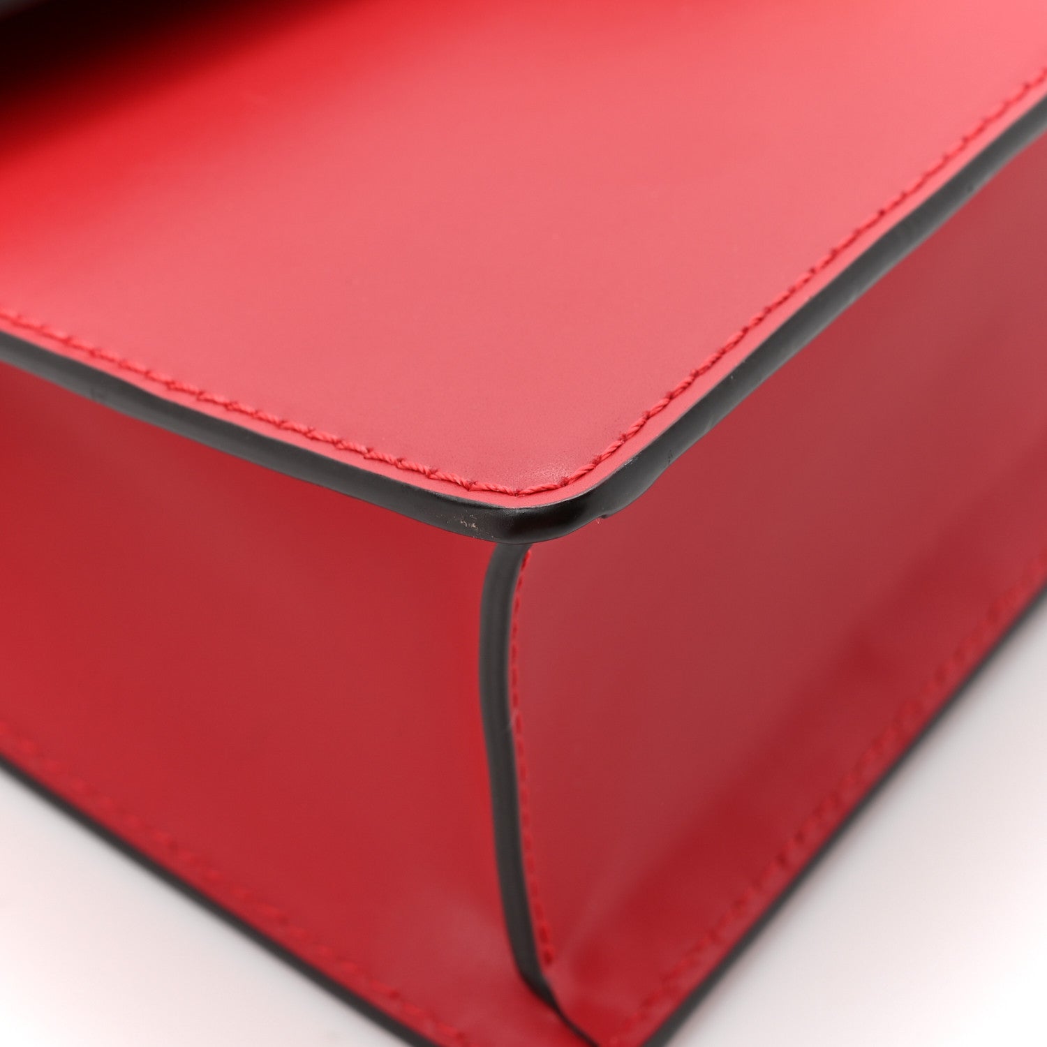 Calfskin Small Sylvie Shoulder Bag Hibiscus Red