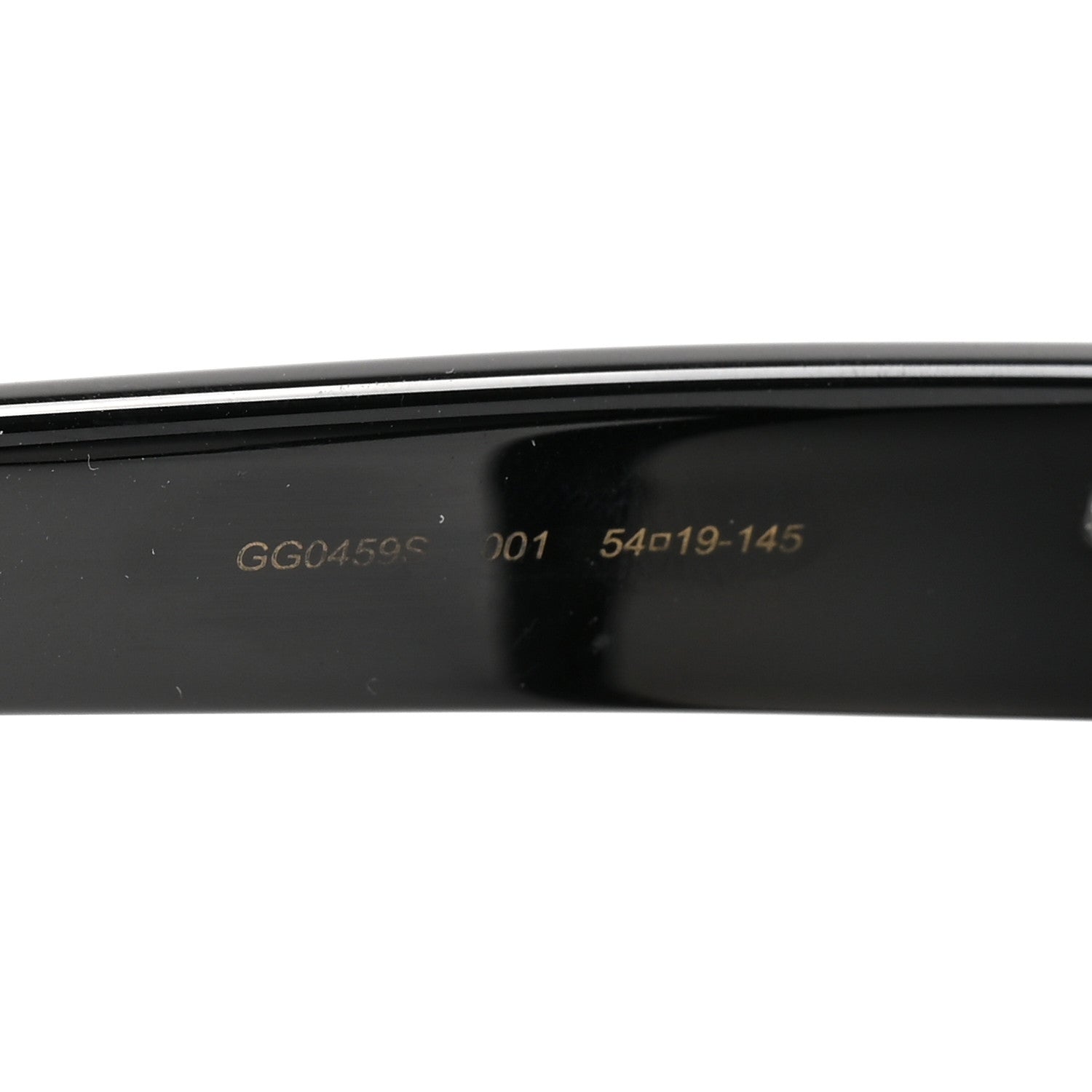 Acetate Square Frame Sunglasses GG0459S Black