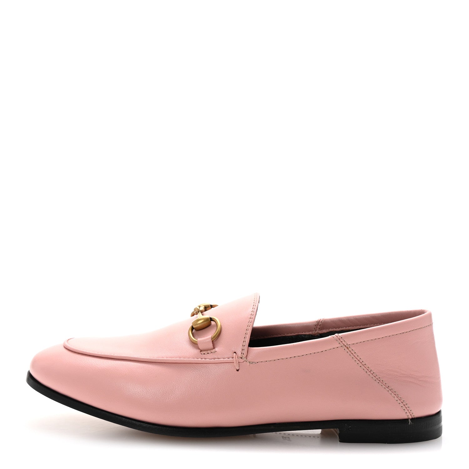 Lambskin Womens Brixton Horsebit Loafers 35.5 Perfect Pink
