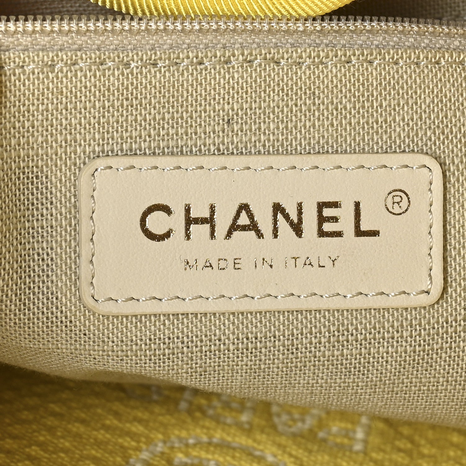 Mixed Fibers Small Deauville Tote Yellow