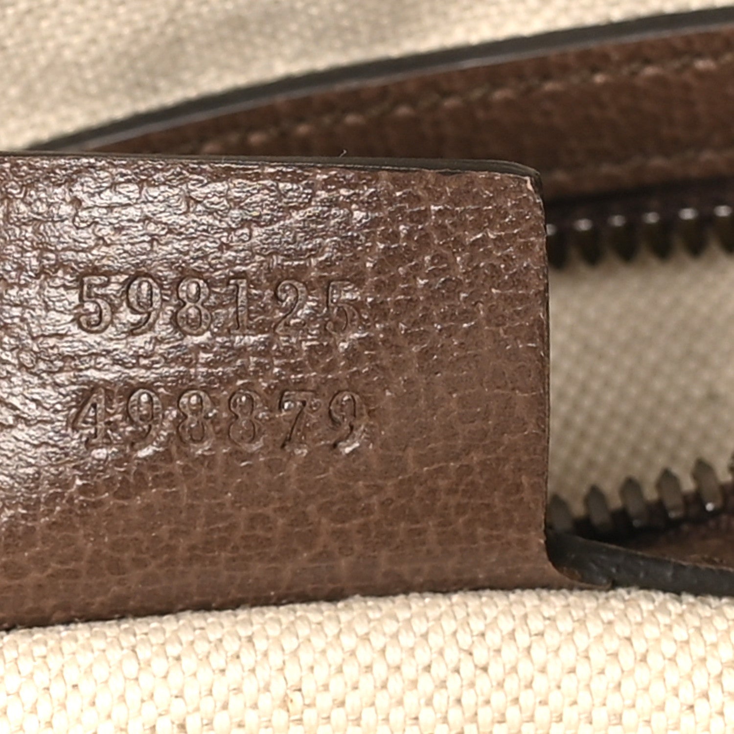 GG Supreme Monogram Web Small Ophidia Half Moon Hobo Brown