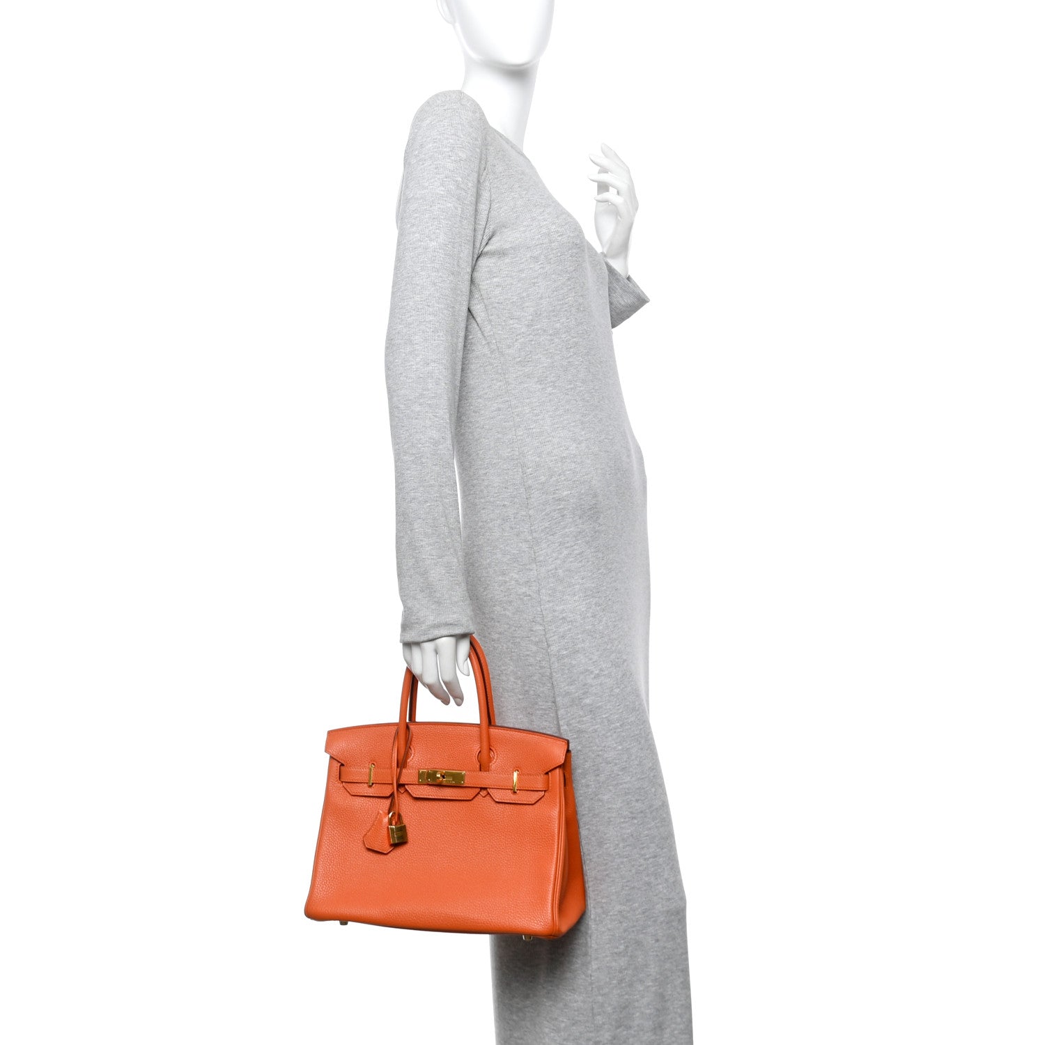Togo Birkin 30 Orange