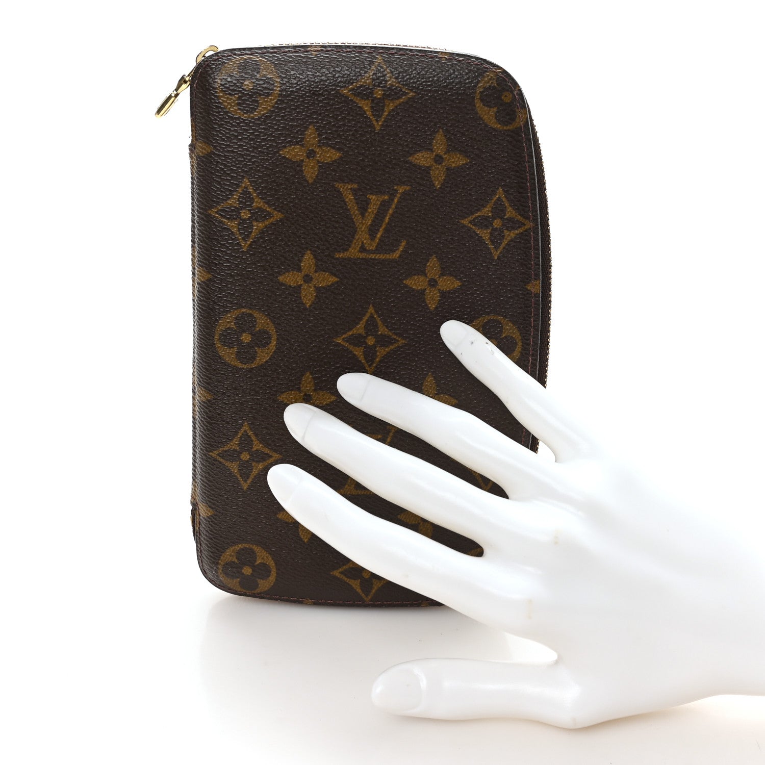 Monogram Geode Organizer Zippy Wallet