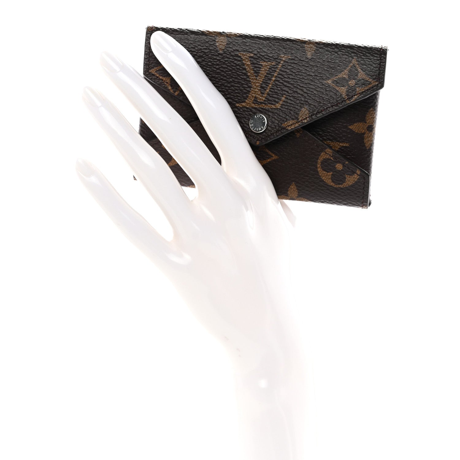Monogram LV Colormania Kirigami Card Holder Sari Red
