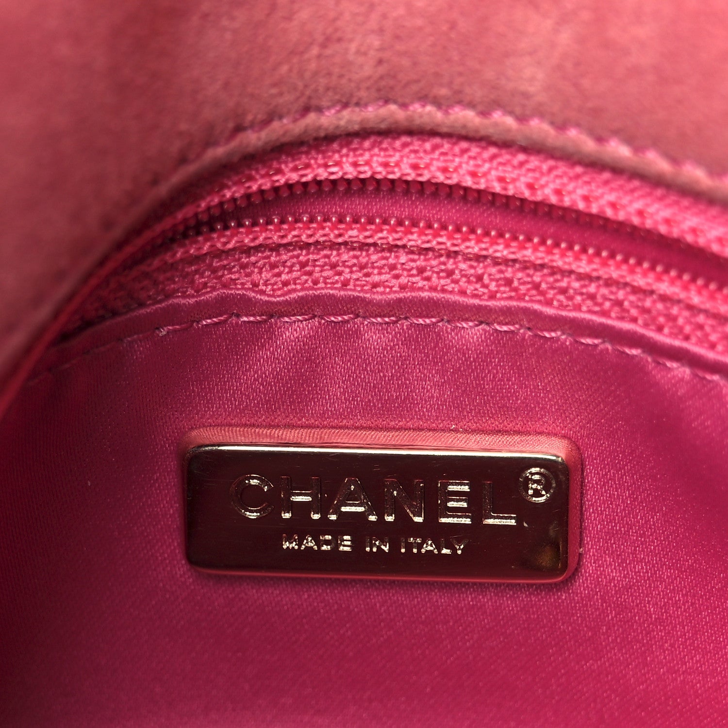 Metallic Goatskin Strass Small Flap Bag Pink