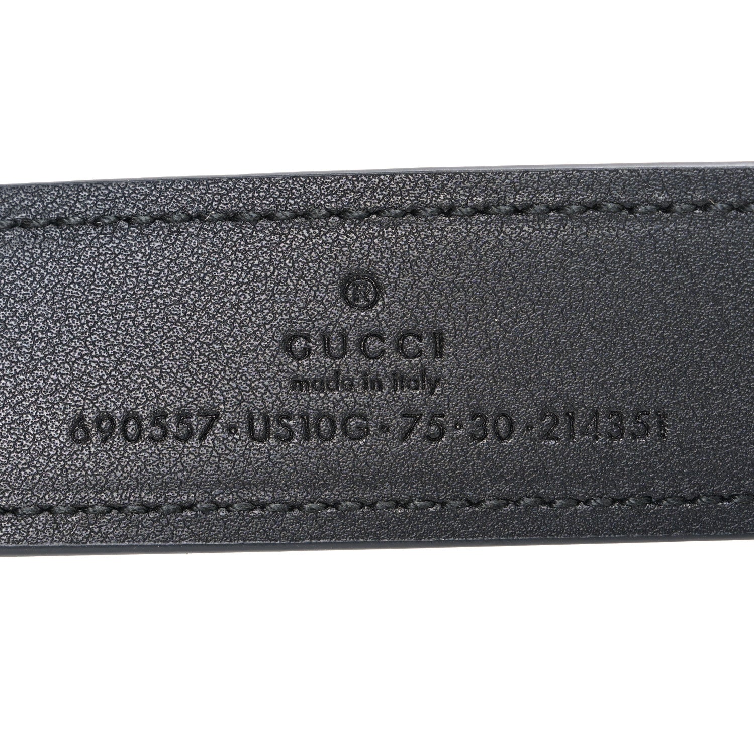 Ciny Lux Calfskin Blondie 30mm Belt 75 30 Black