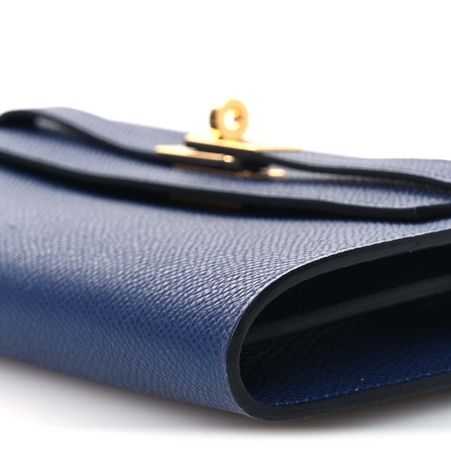 Epsom Kelly Wallet To Go Bleu Saphir