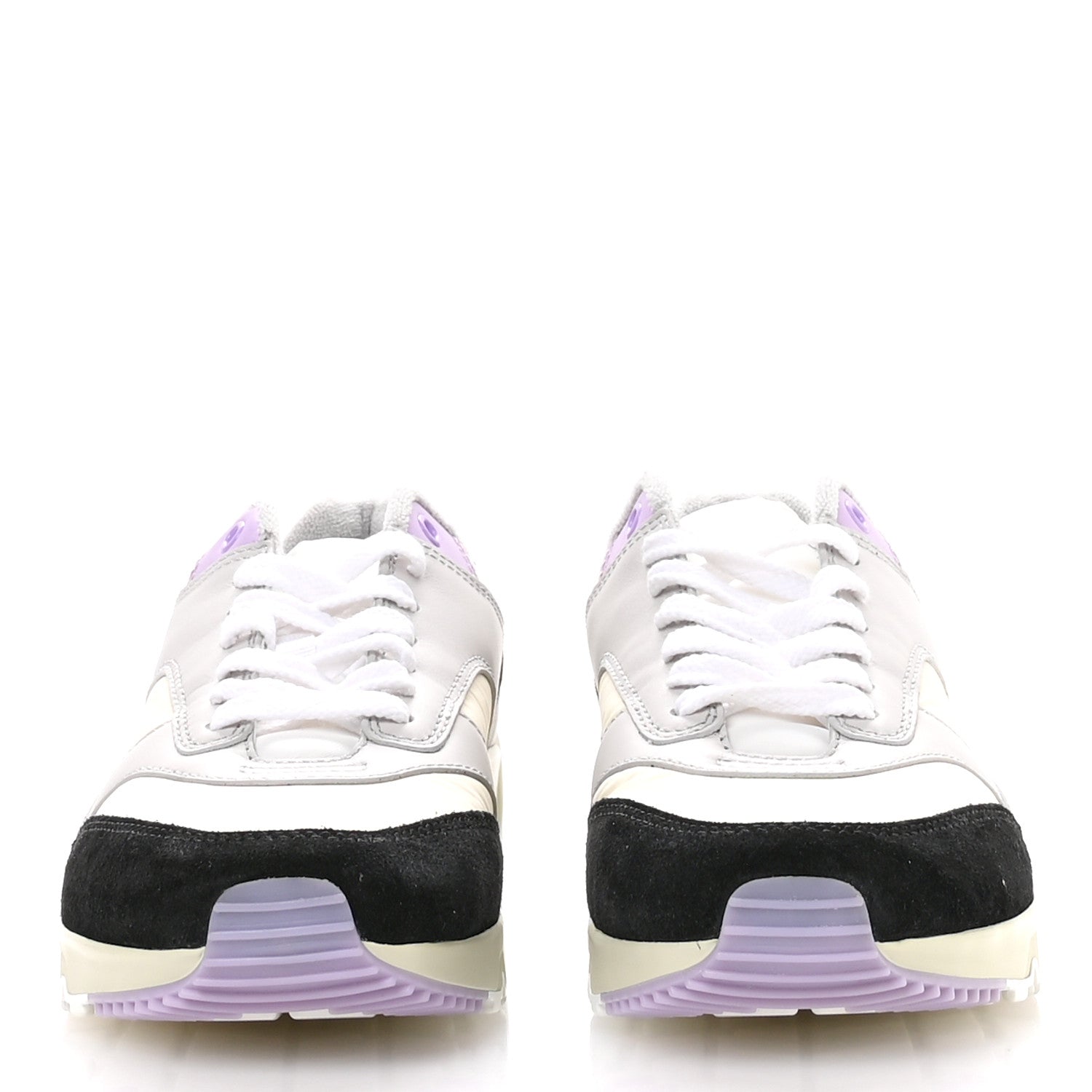 Nylon Calfskin Suede Mens Bump Low Top Sneakers 42 White Air Grey Black Lavender