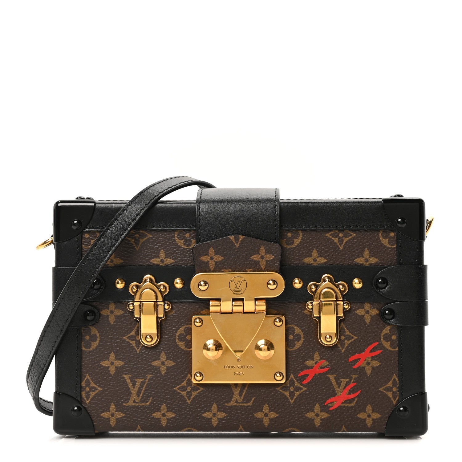 Monogram Petite Malle Black