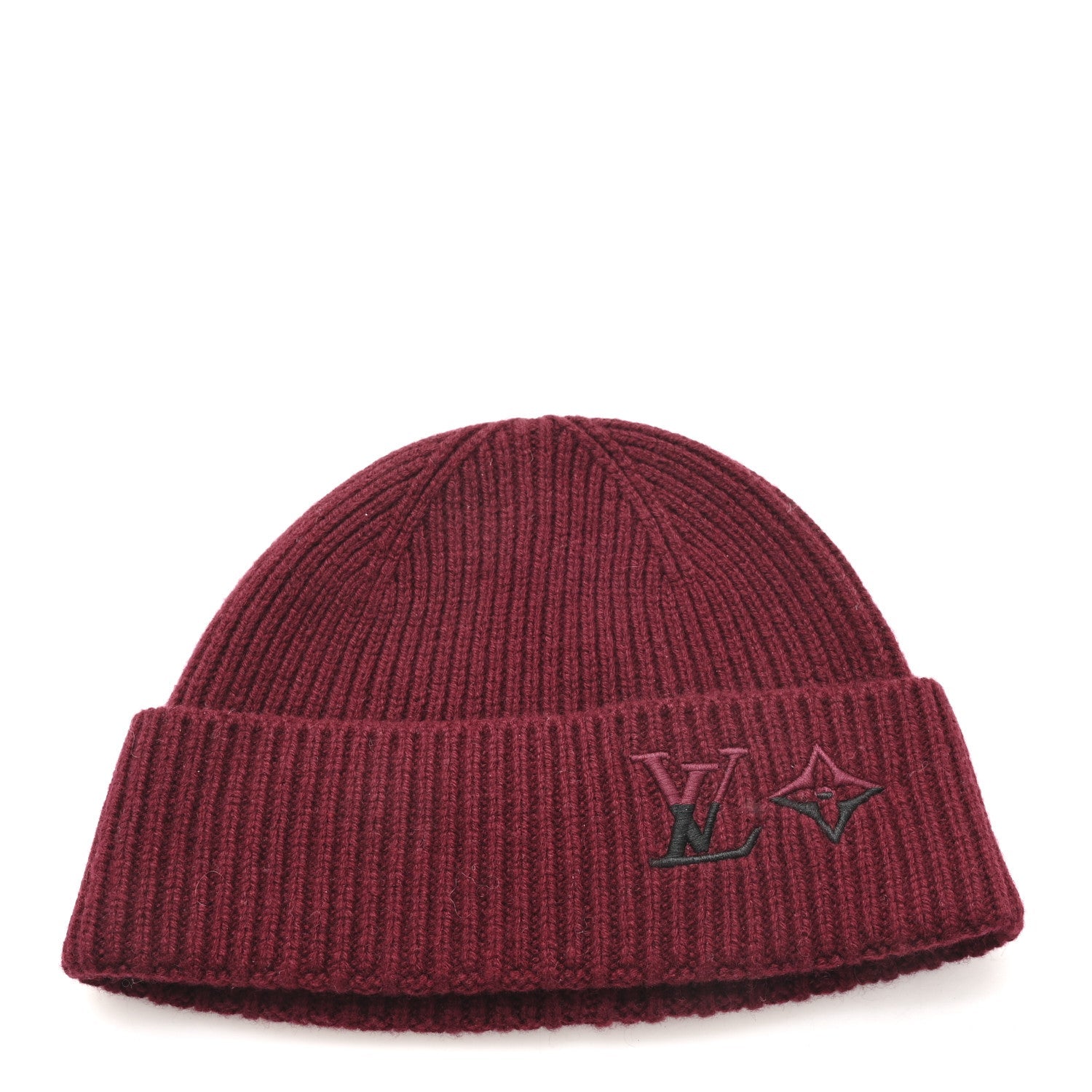 Cashmere LV Dual Beanie S Bordeaux