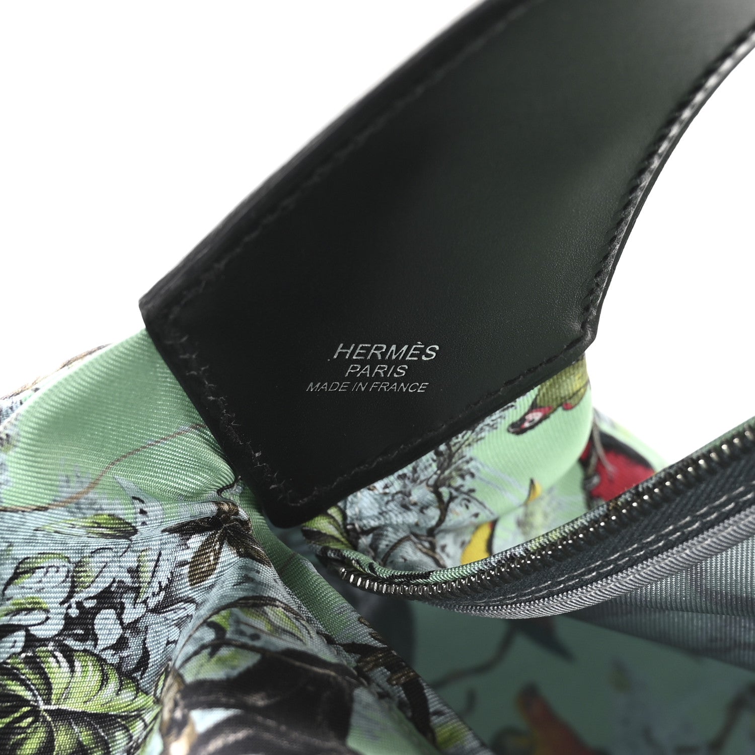 Silk Balusoie Bag Menthe Black