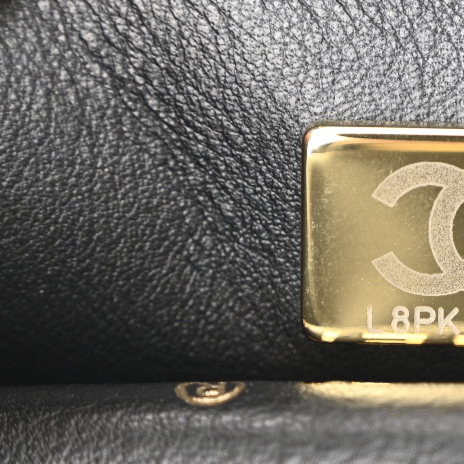 Shiny Caviar Pick Me Up Flap Belt Bag Black