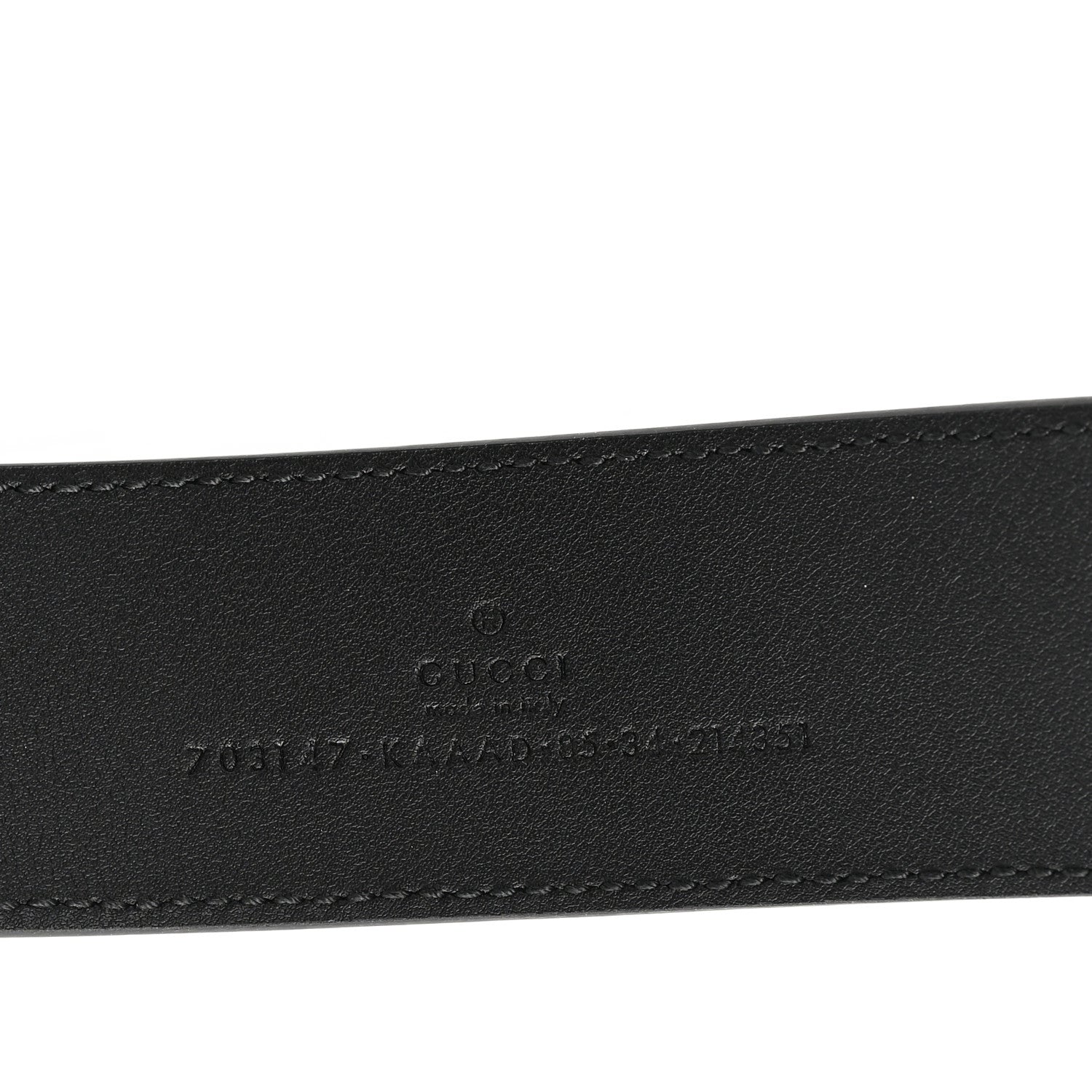 GG Supreme Monogram Blondie 40mm Belt 85 34 Black