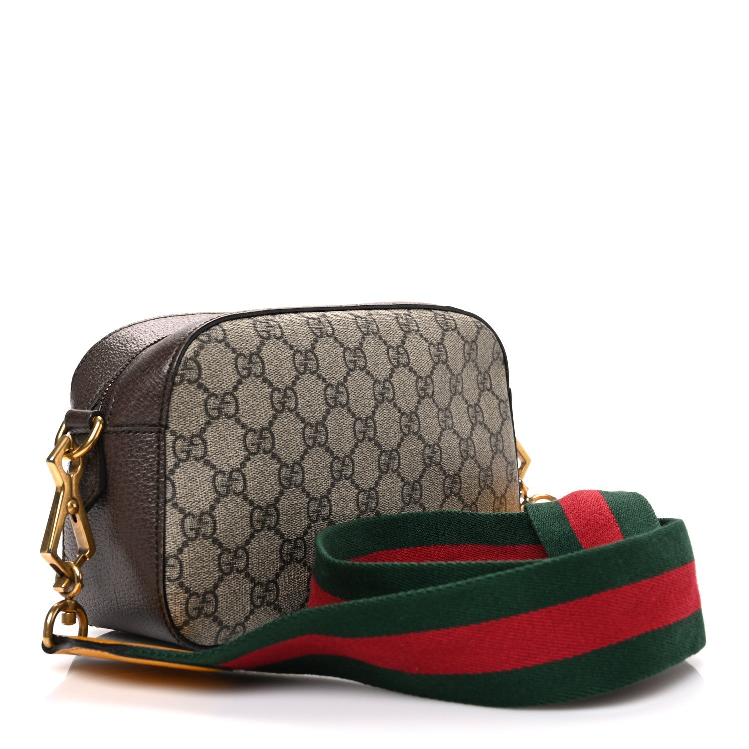 GG Supreme Monogram Web Neo Vintage Shoulder Bag Beige New Acero Crop