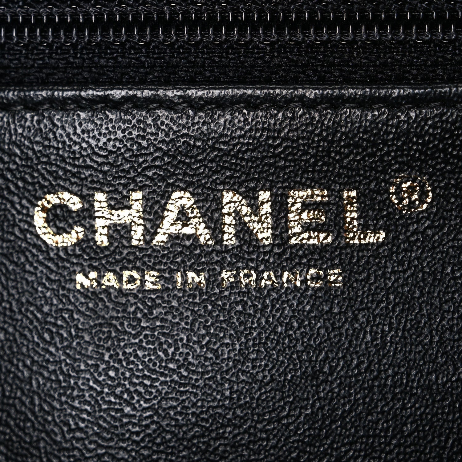 Caviar Quilted Flap Clutch Black