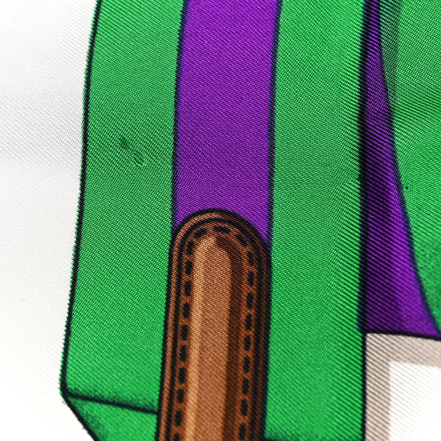 Silk Les Sangles Scarf 90