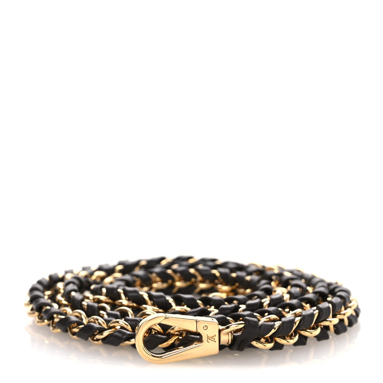 Calfskin OnTheGo East West Chain Strap Black