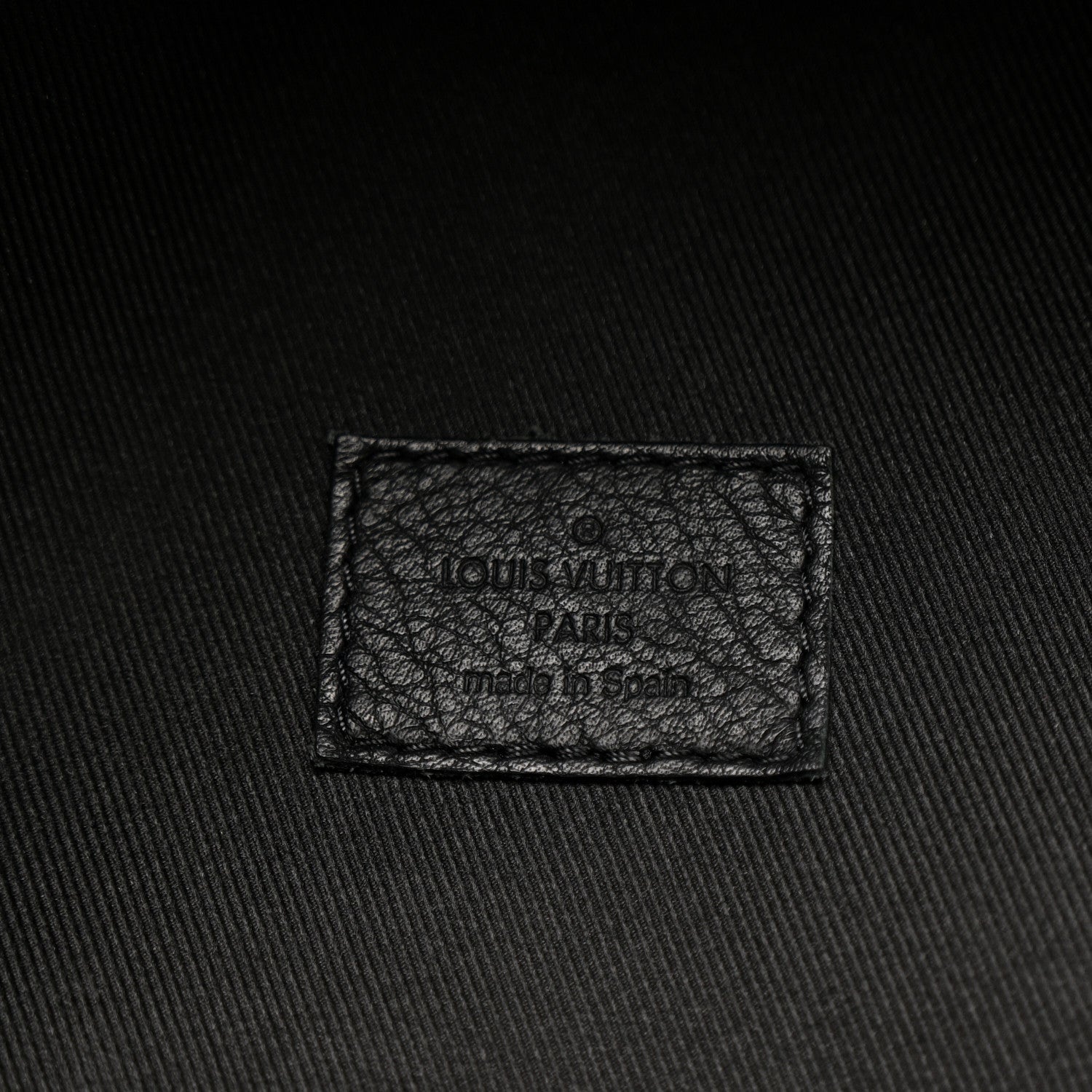 Calfskin Monogram Shadow Discovery Backpack Black