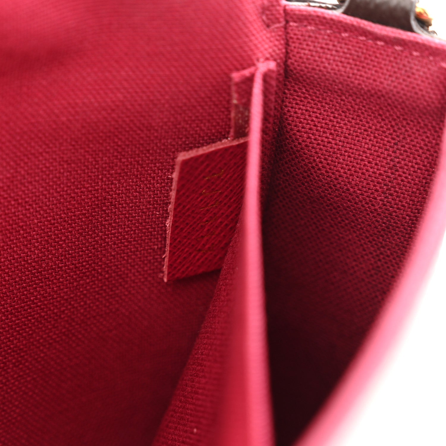 Monogram Pochette Felicie Chain Wallet Fuchsia