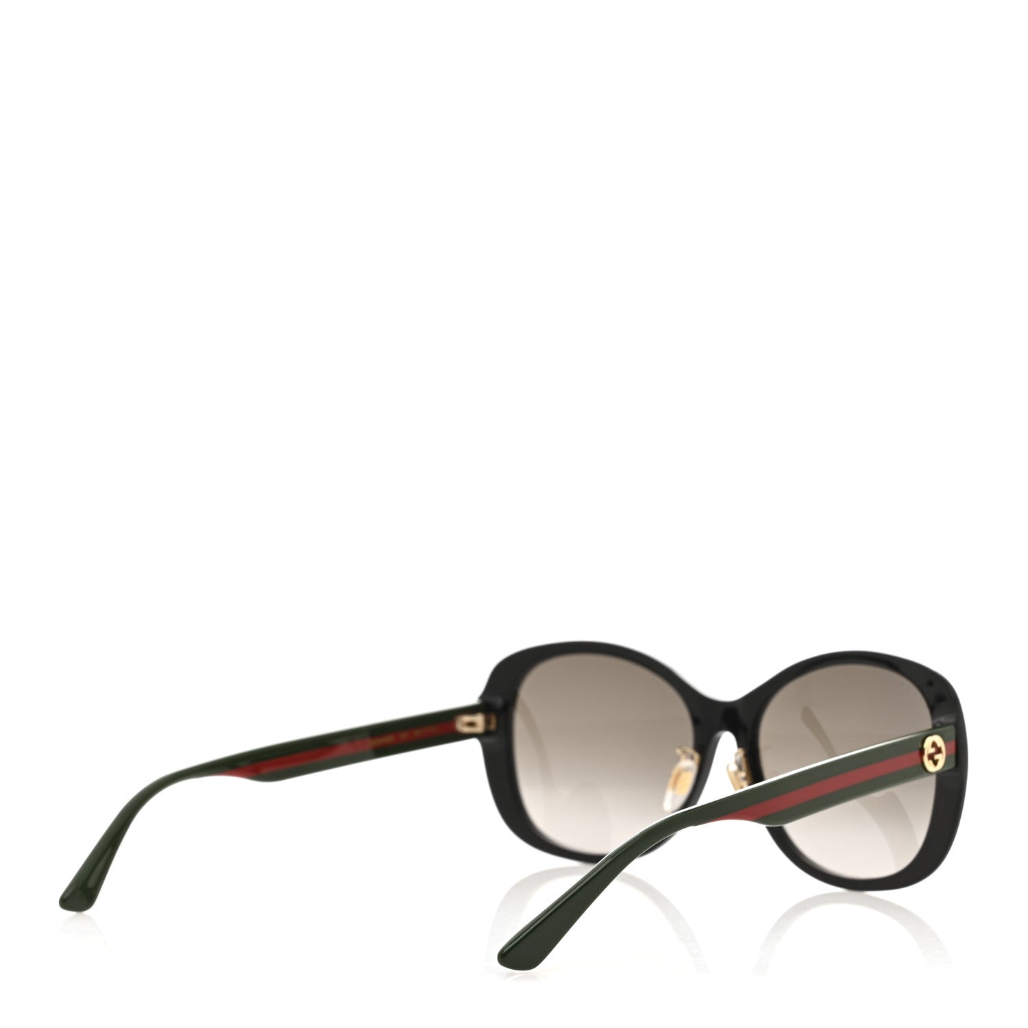 Acetate Round Eye GG Web Sunglasses GG0849SK Black Red Green