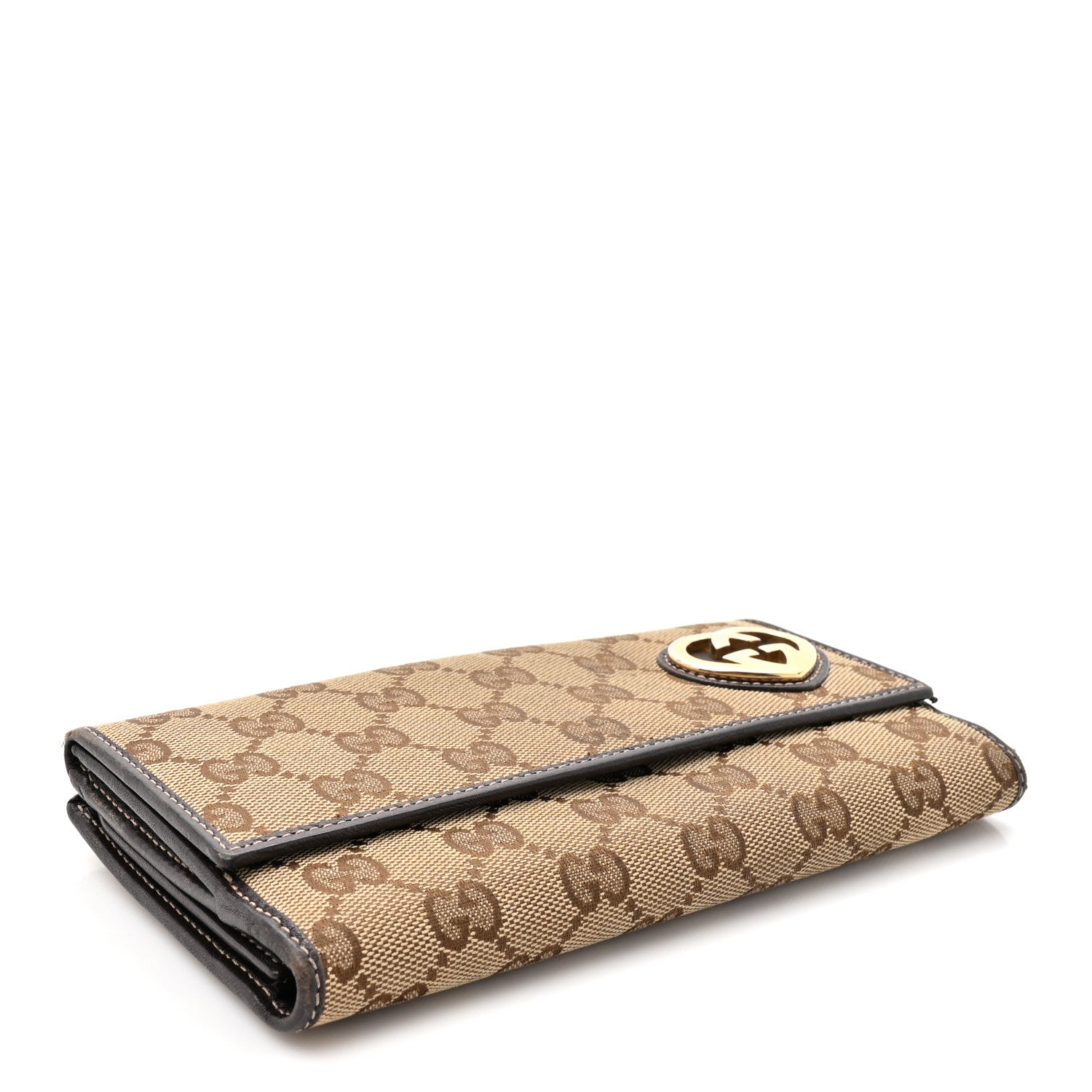 Monogram Lovely Heart Continental Wallet Brown