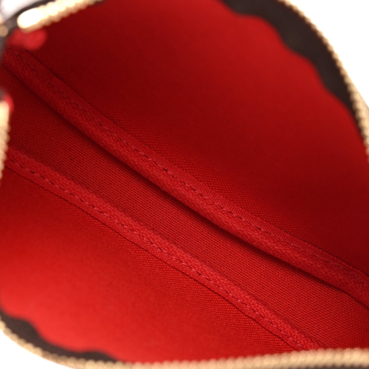Damier Ebene 2019 Christmas Animation Mini Pochette Accessories Red