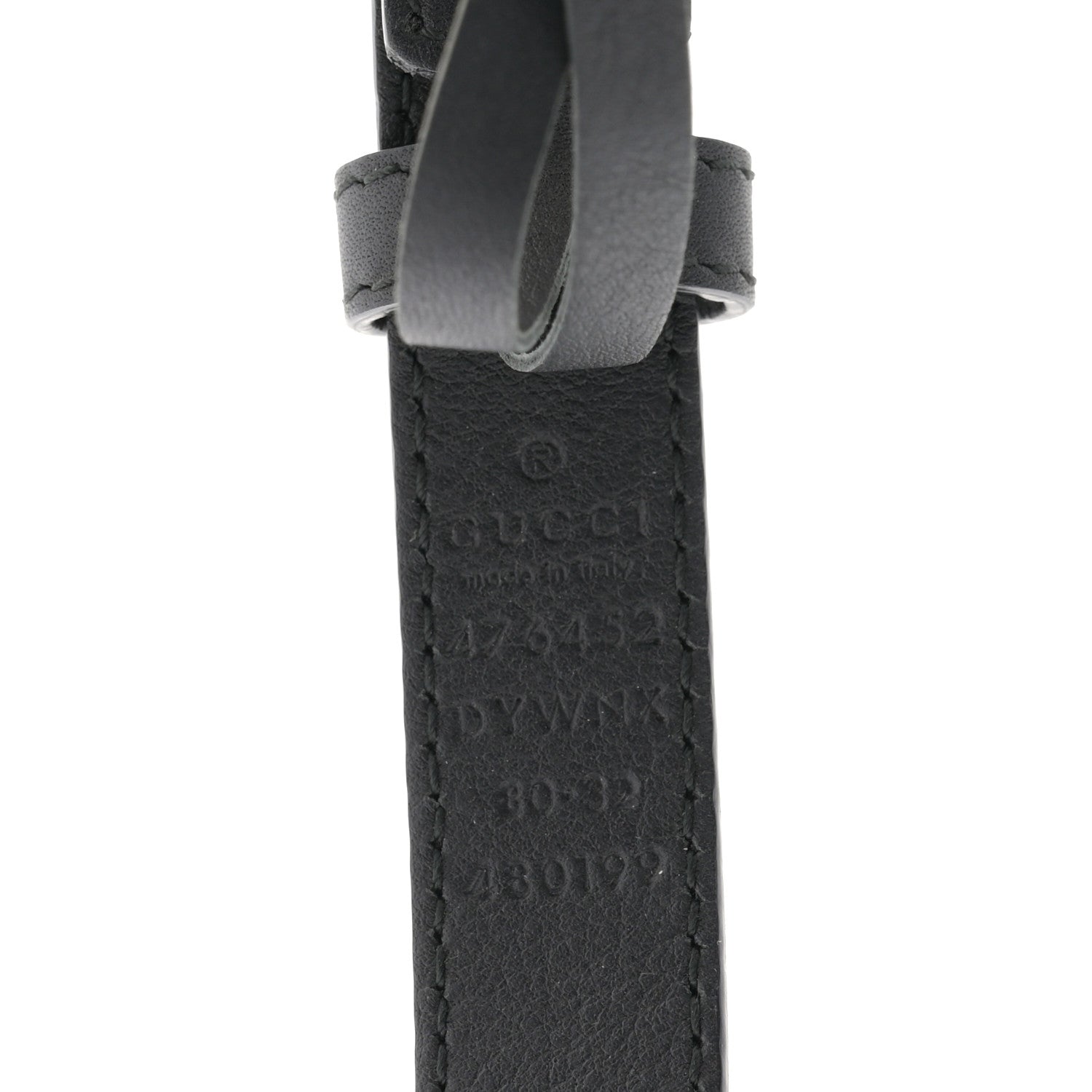 Calfskin Queen Margaret Bee Belt 80 32 Black