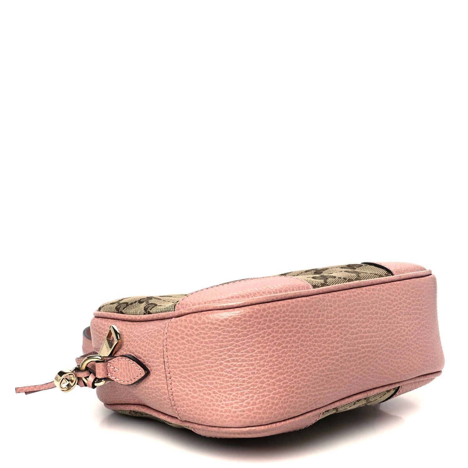 Monogram Mini Bree Messenger Bag Beige Soft Pink
