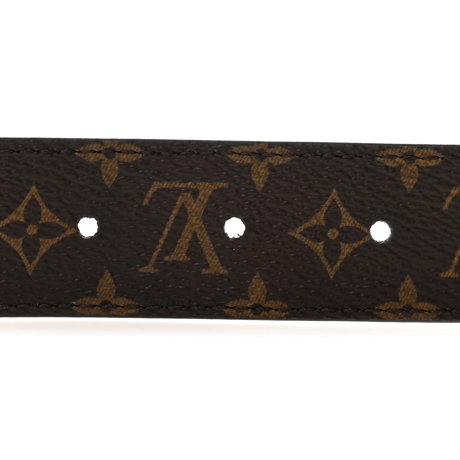 Calfskin Monogram 30mm LV Flowergram Reversible Belt 85 34 Cognac