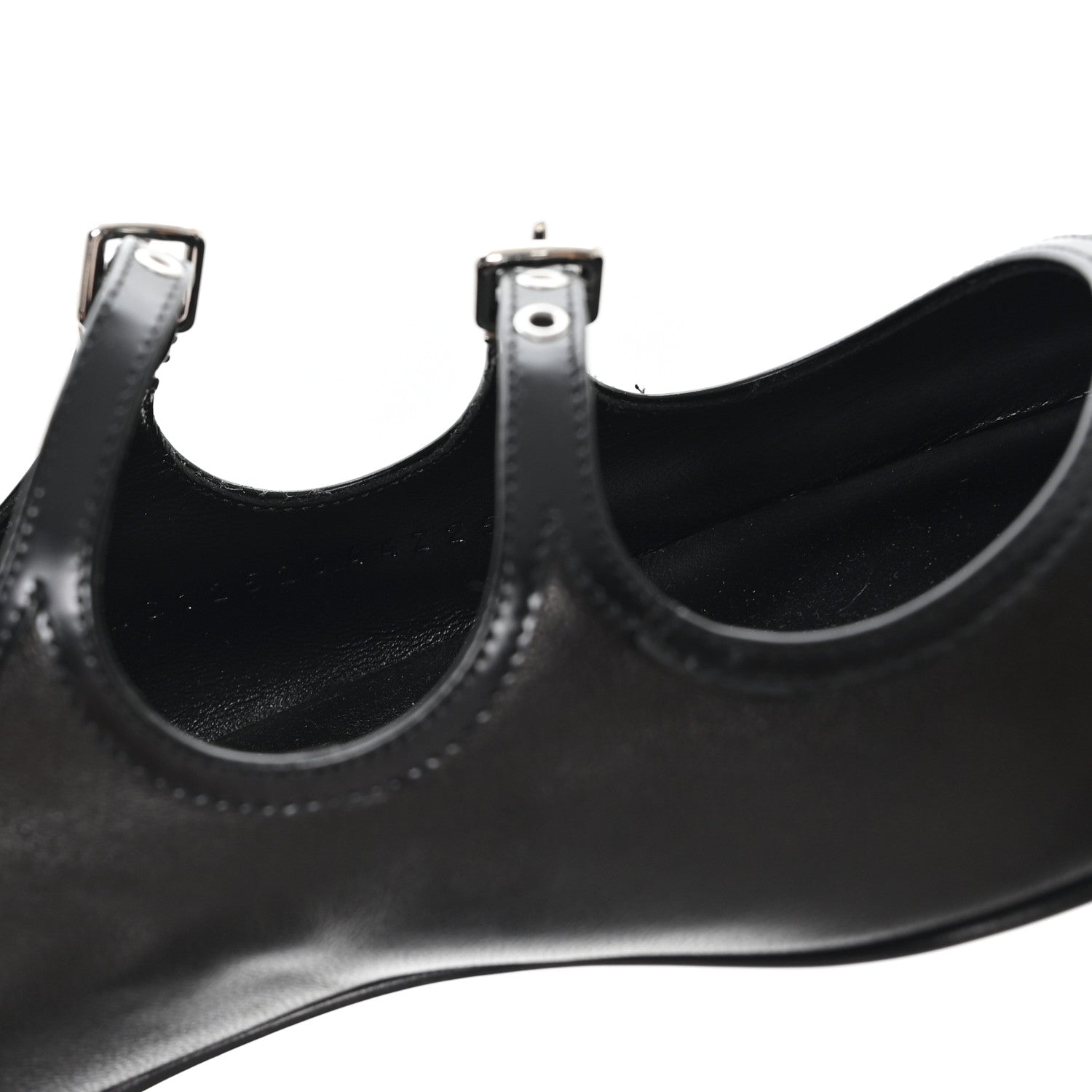 Nappa Toscan Calfskin Lilia Ballet Flats 38 Black