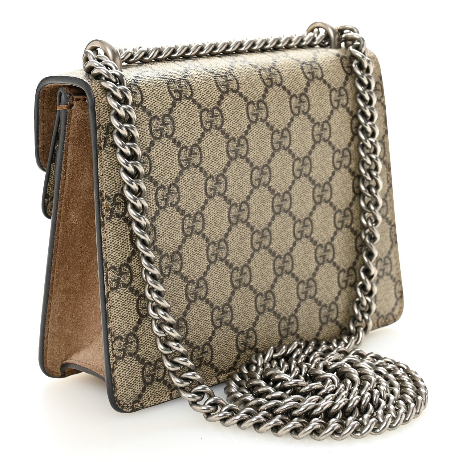 GG Supreme Monogram Mini Dionysus Shoulder Bag Taupe