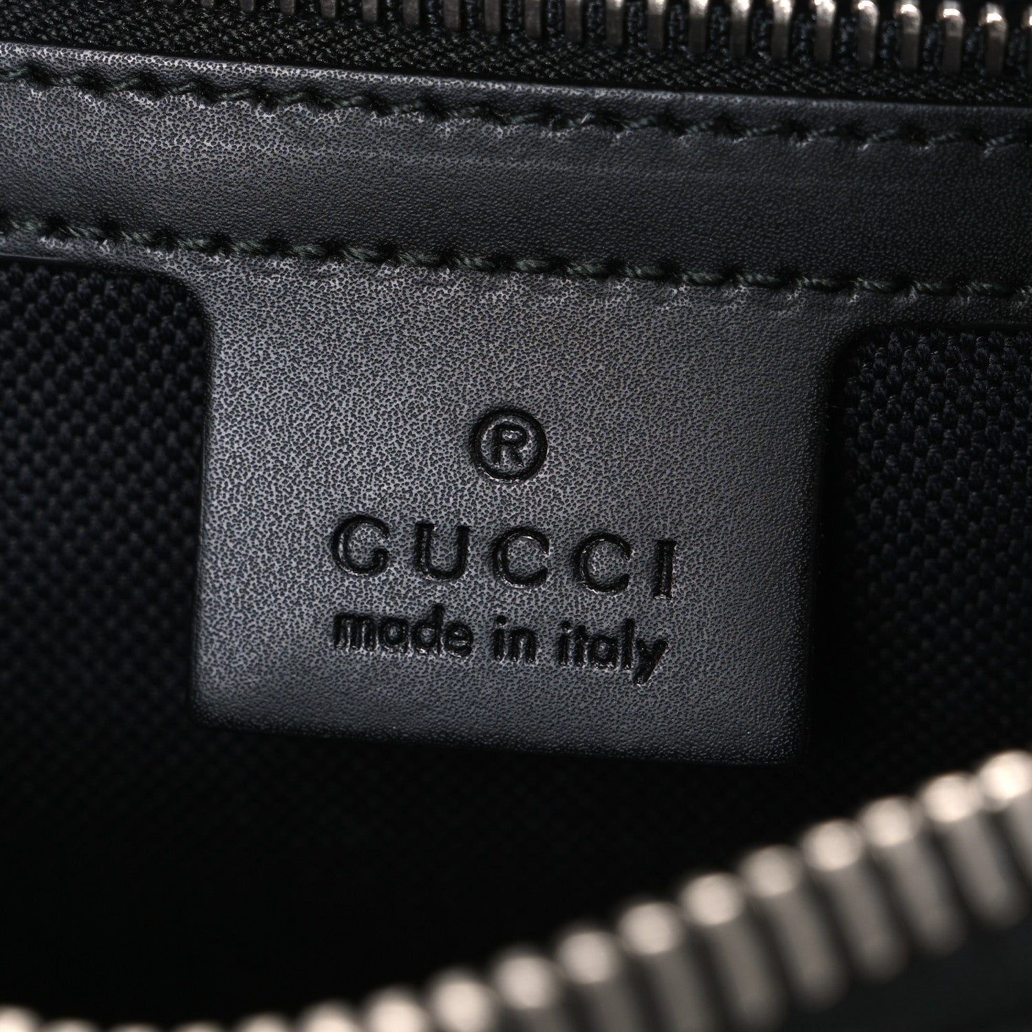 Soft GG Supreme Monogram Web Belt Bag Black Grey