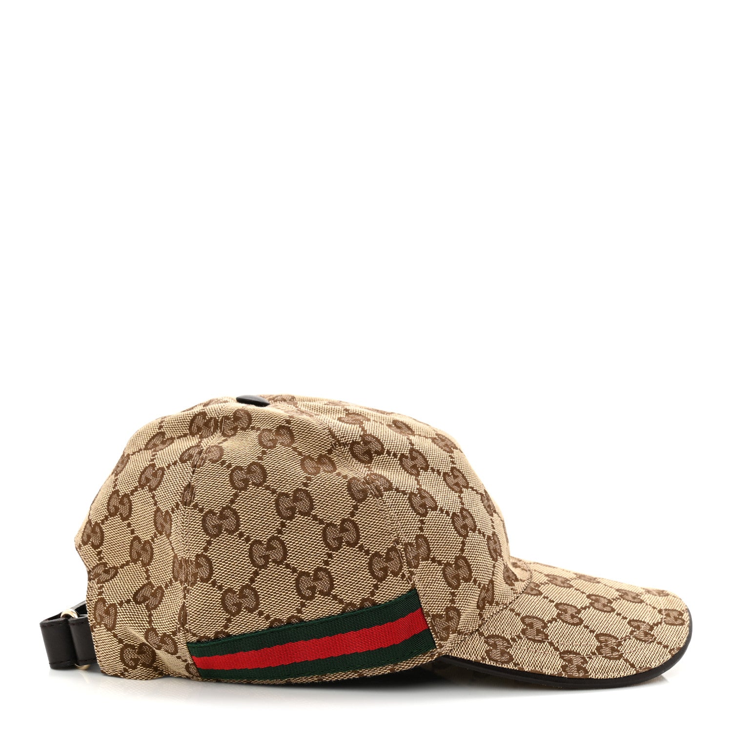 Monogram Web Baseball Hat M Beige Cocoa