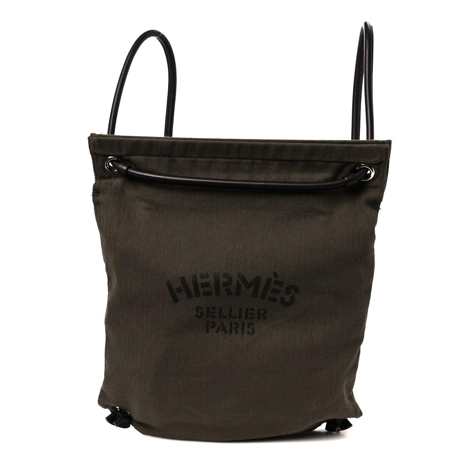 Herringbone Canvas Swift Maline Bag Kaki Ebene