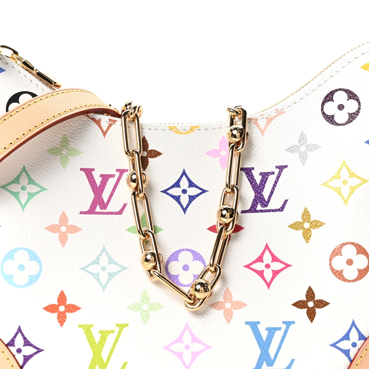 LV X TM Monogram Multicolor Boulogne NM PM White