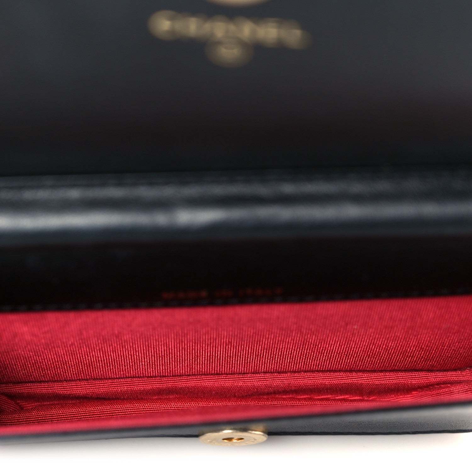 Velvet Quilted Camellia Velvet Flap Coin Purse With Chain Black