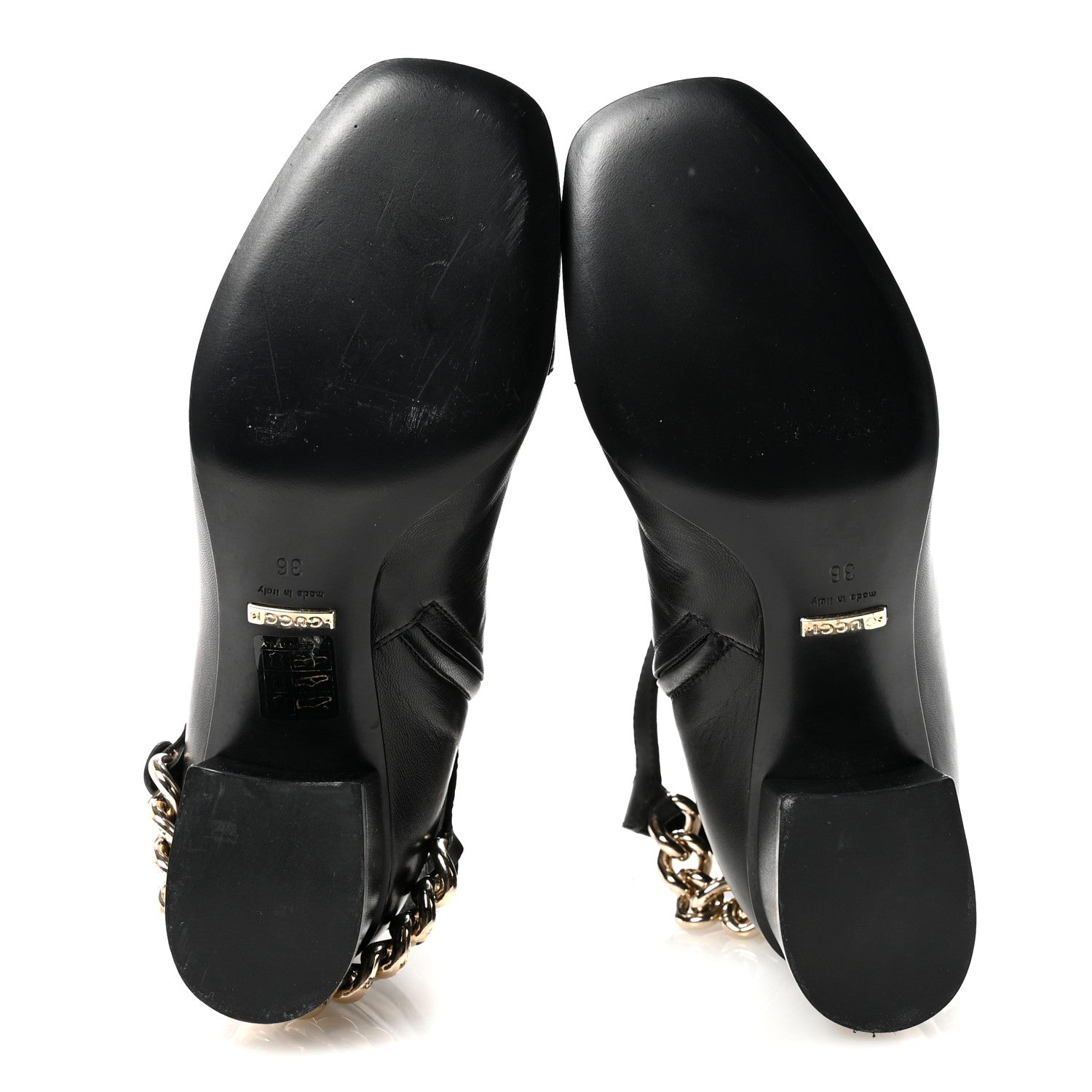 Calfskin Soho Knee Boots 36 Black