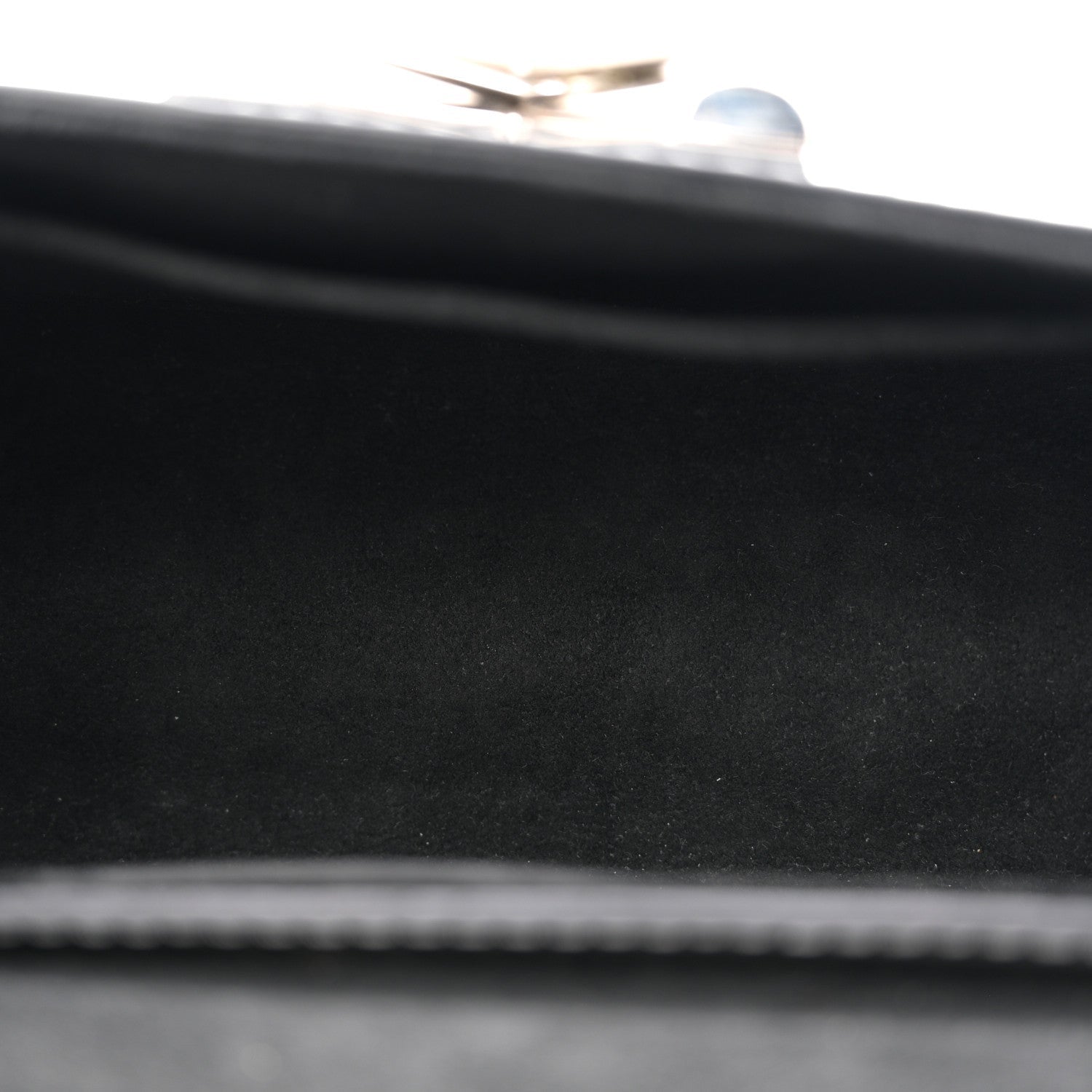 Calfskin Monogram Spaceship Embossed Twist Shoulder Bag PM Argent