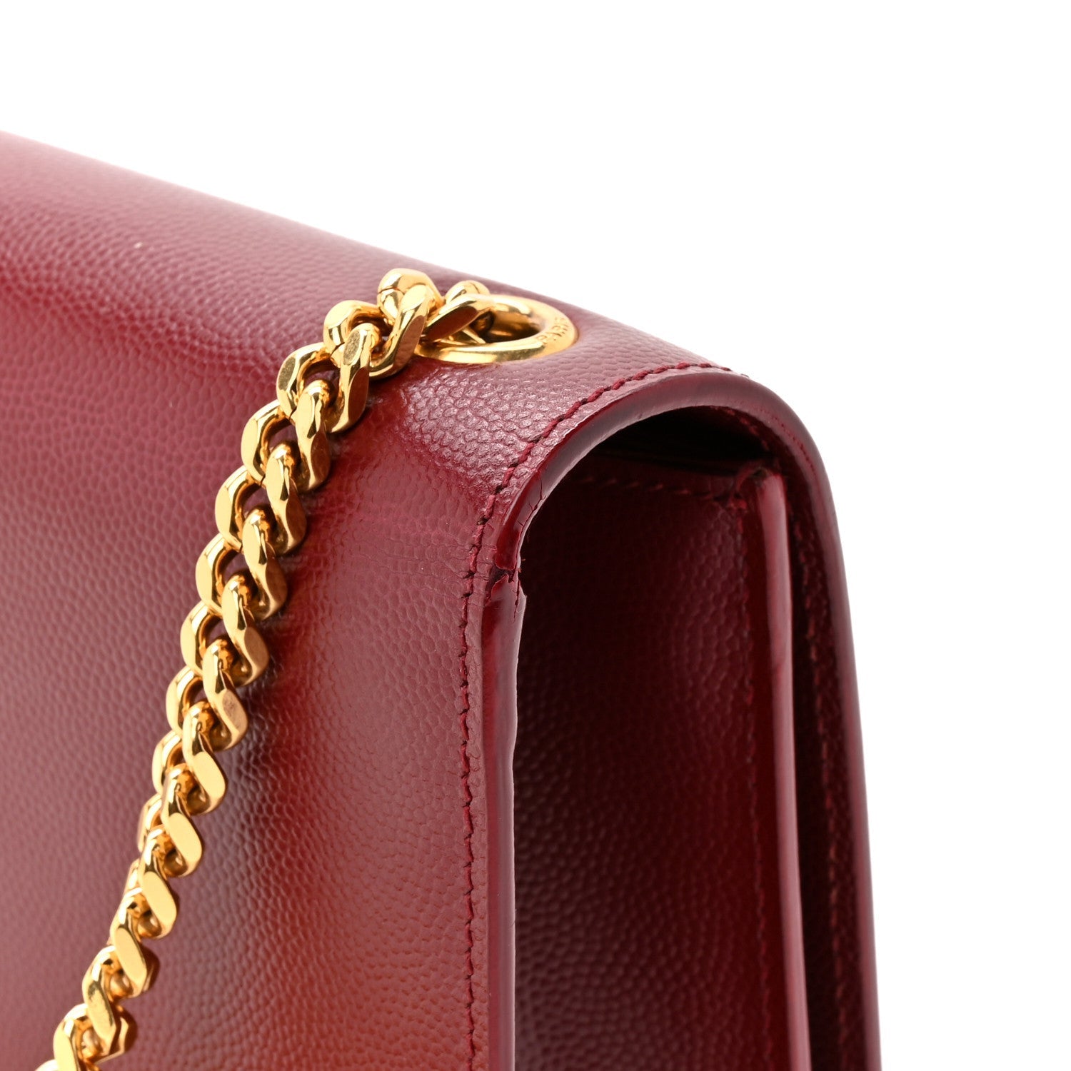 Grain De Poudre Small Monogram Kate Satchel Red