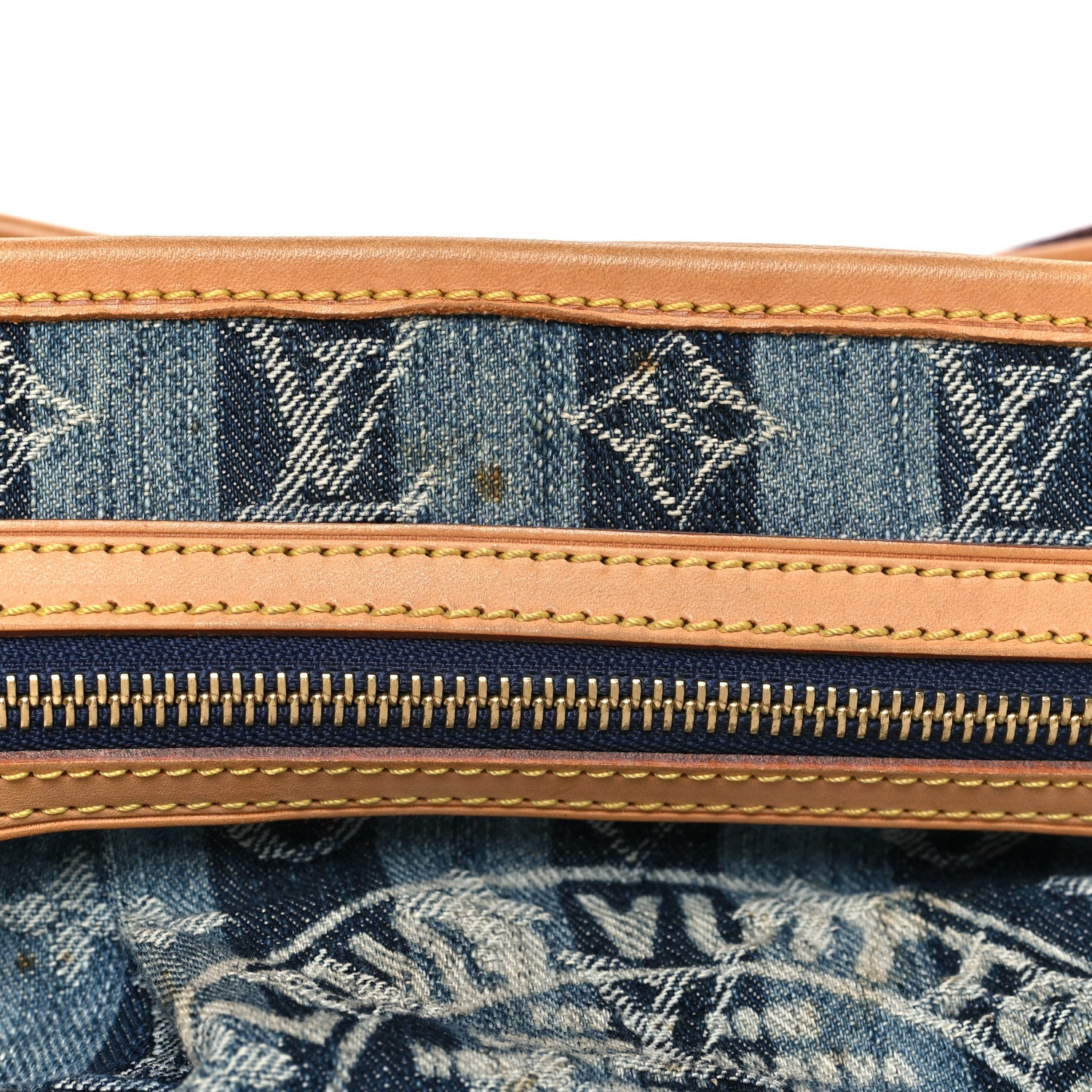 Denim Raye Porte Epaule MM
