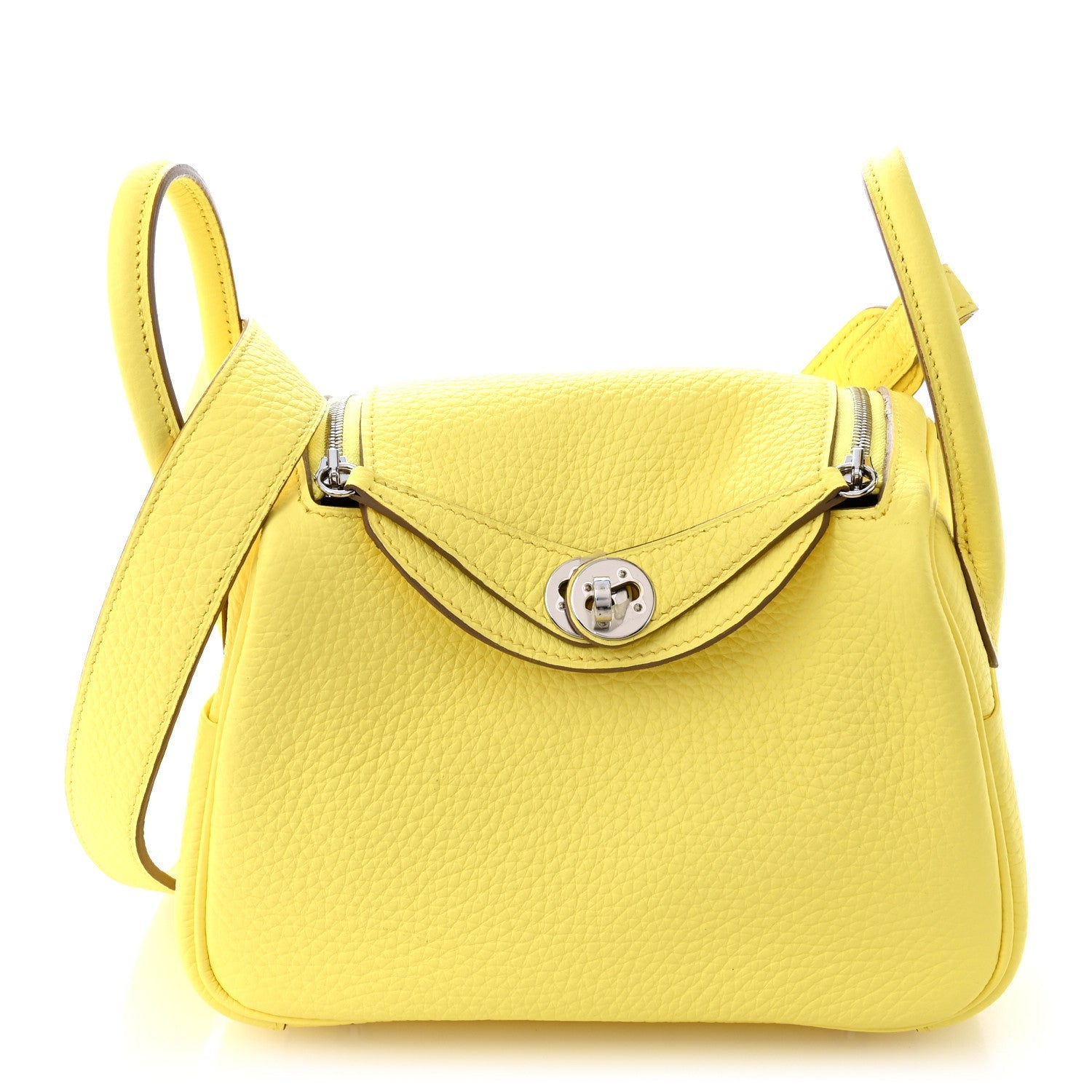 Taurillon Clemence Mini Lindy 20 Limoncello