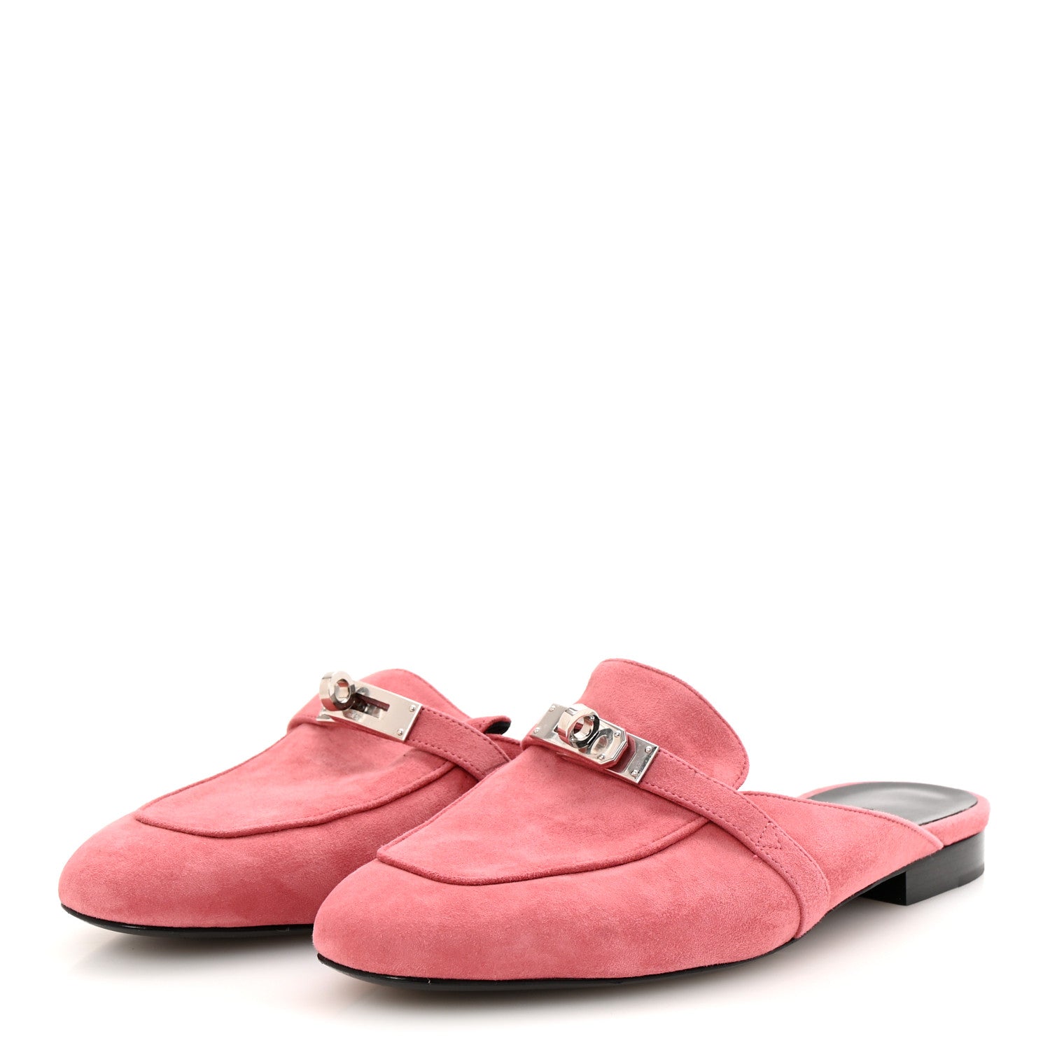 Suede Goatskin Oz Mules 38 Rose De Venise