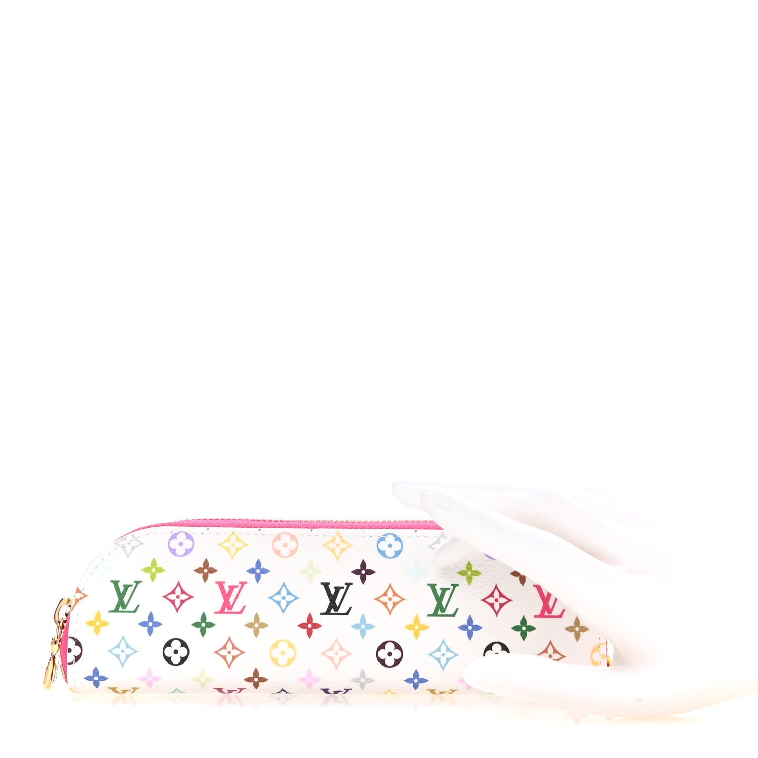 LV X TM Monogram Multicolor Charlotte Pencil Pouch Fuchsia