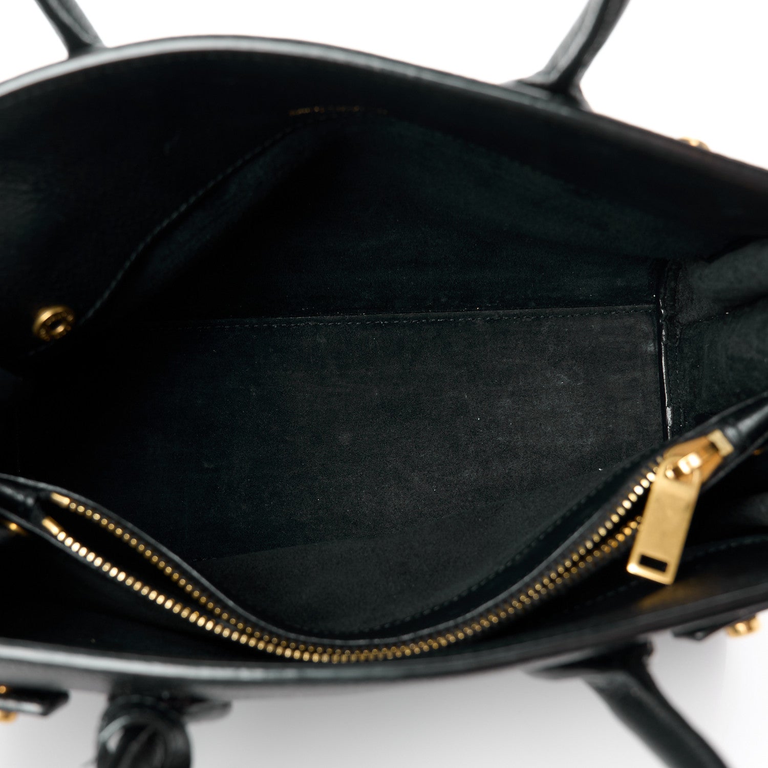 Grained Calfskin Baby Sac De Jour Souple Black