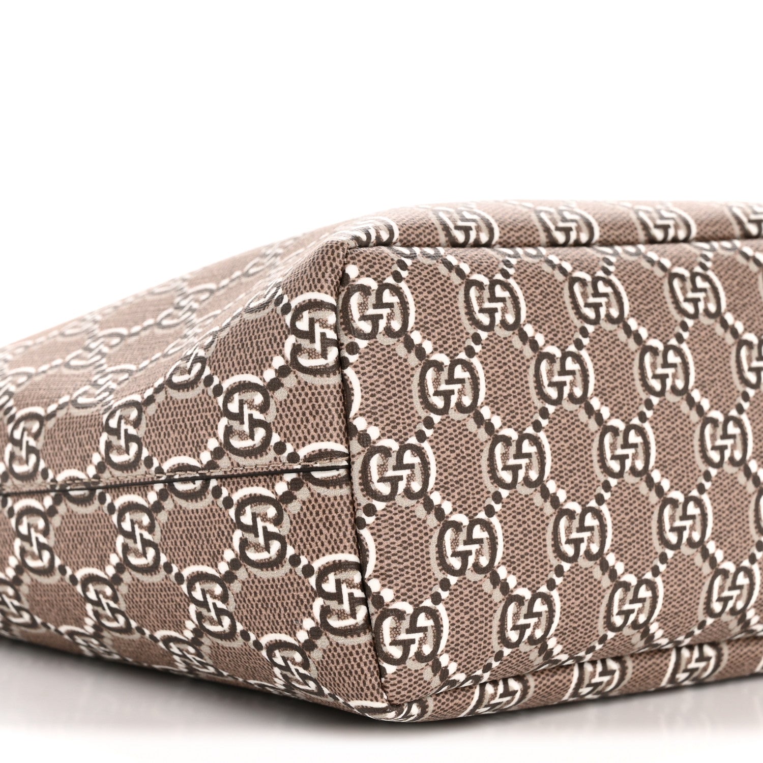 GG Shadow Monogram Super Mini Ophidia Shoulder Bag Taupe