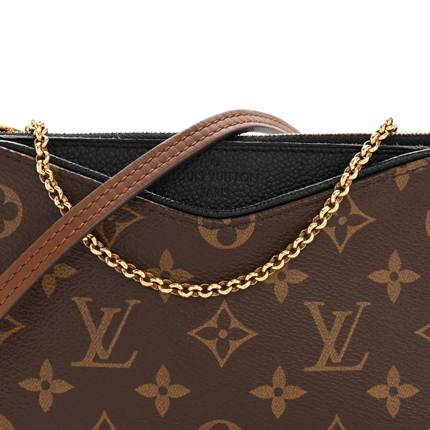 Monogram Pallas Clutch Black