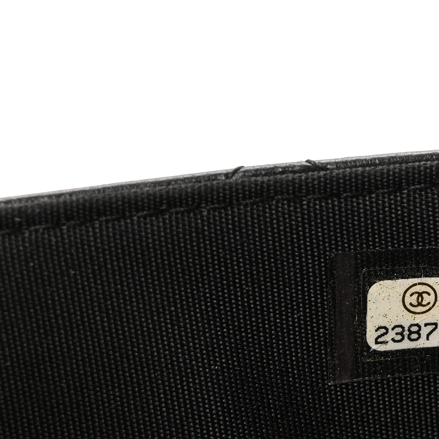 Lambskin Quilted Trendy CC Wallet On Chain WOC Black