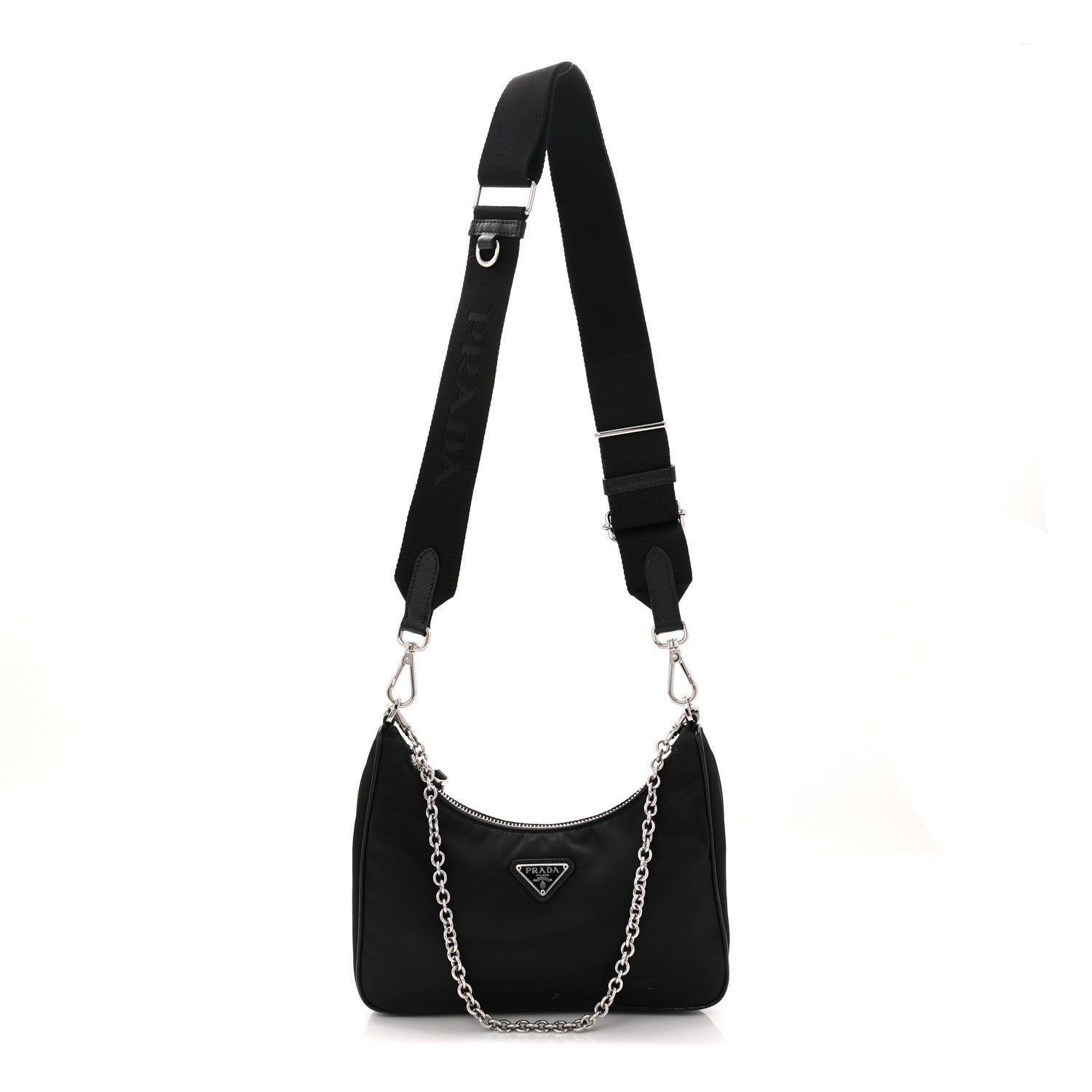 Nylon Re-Edition 2005 Shoulder Bag Black