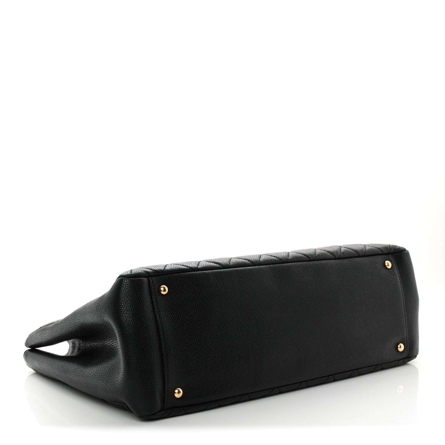 Caviar Quilted XL Grand Shopping Tote GST Black