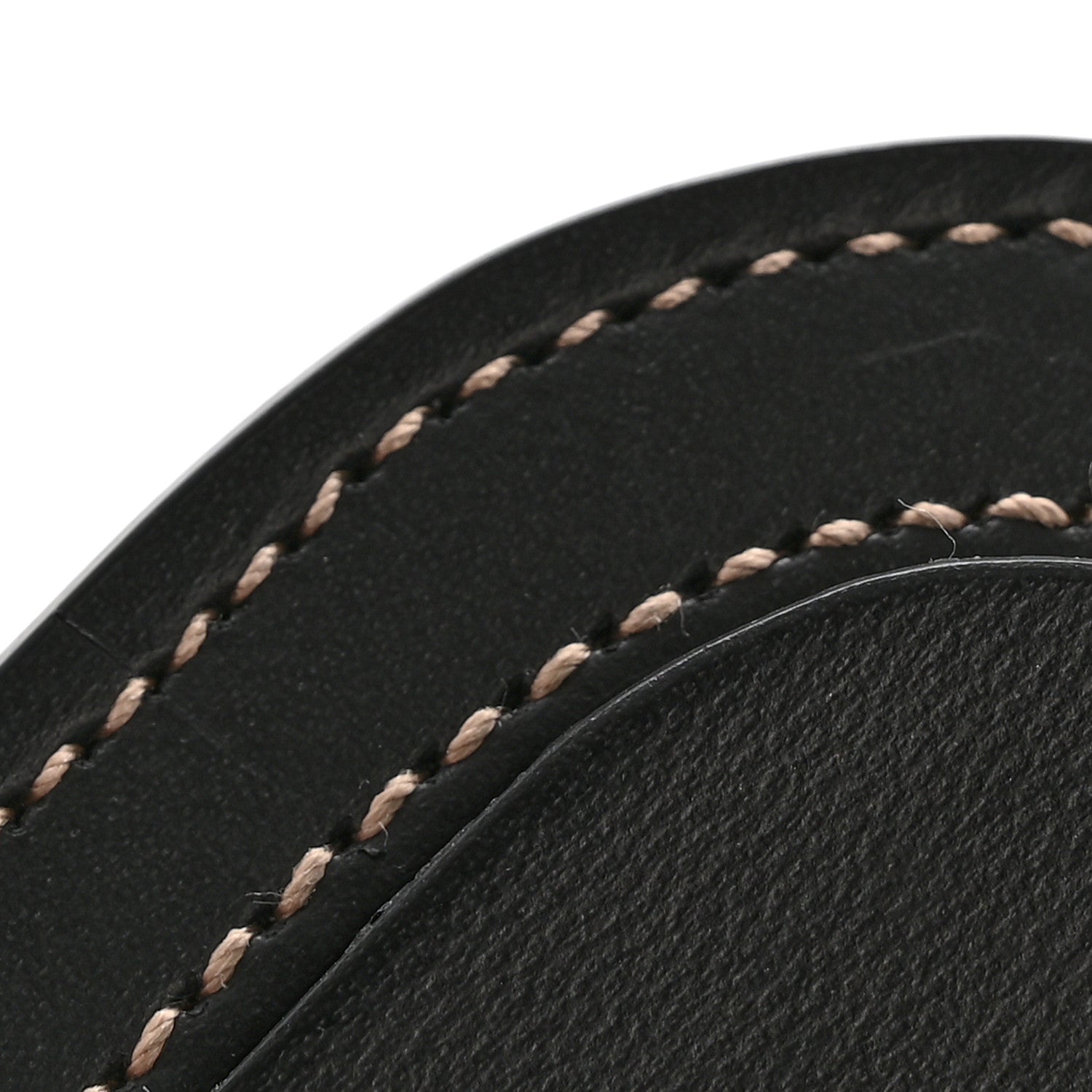 Calfskin Luggage Tag Black
